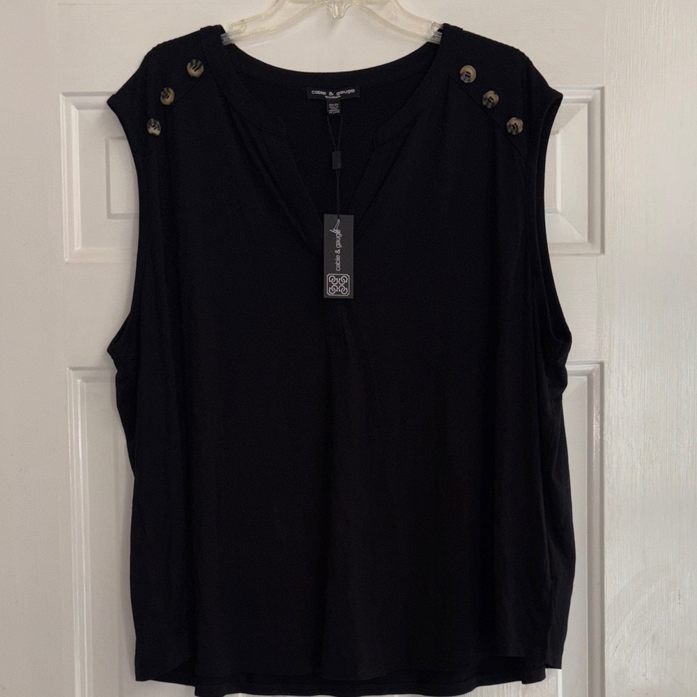 Cable & Gauge woman’s Blouse 3x new